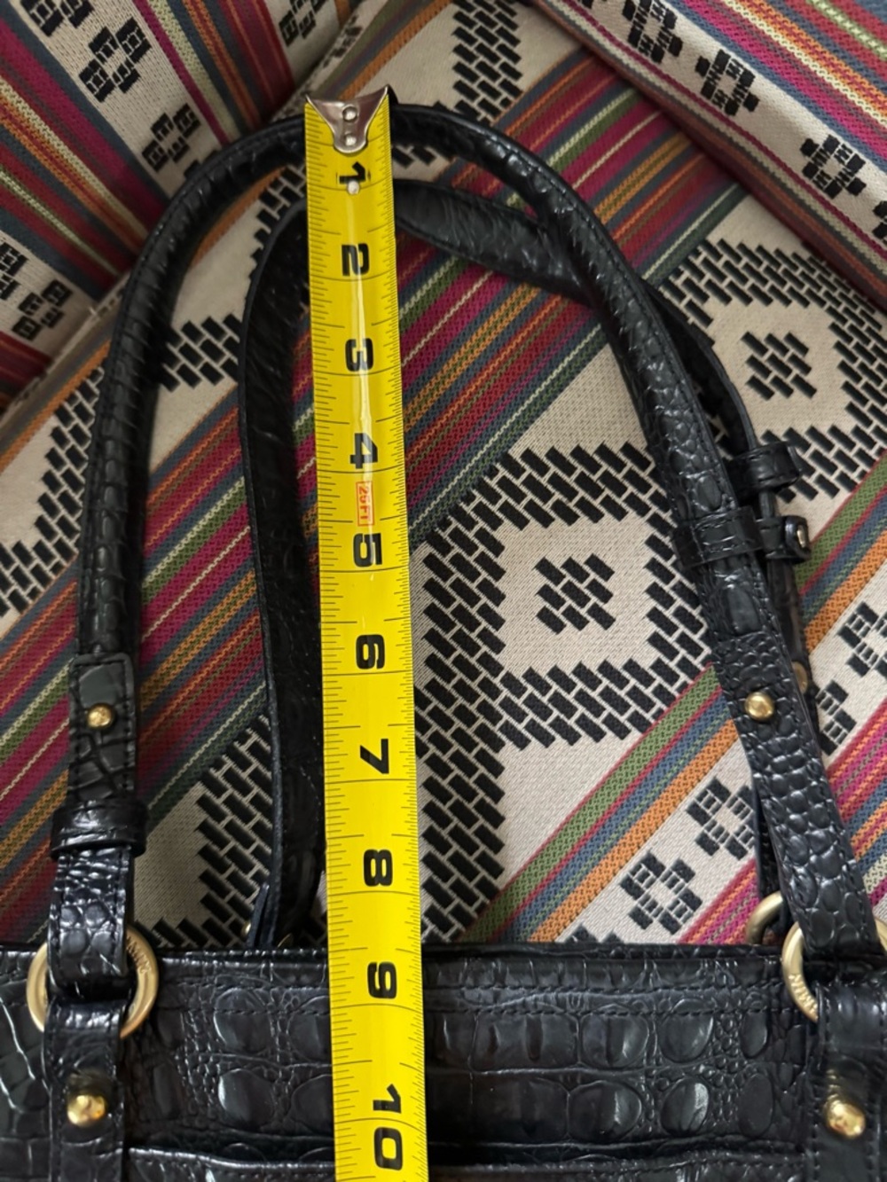 Brahmin The Medium Asher Tote Black 16.5”W X 9.5" H - Picture 11 of 11